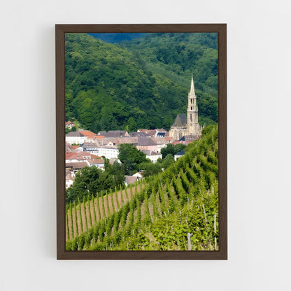 ap-burgundy vineyards-4 cadre Bois foncé