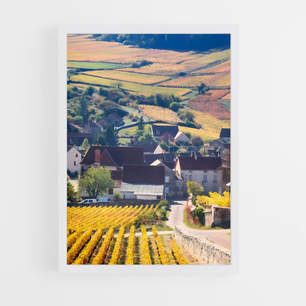 ap-burgundy vineyards-5 cadre Blanc