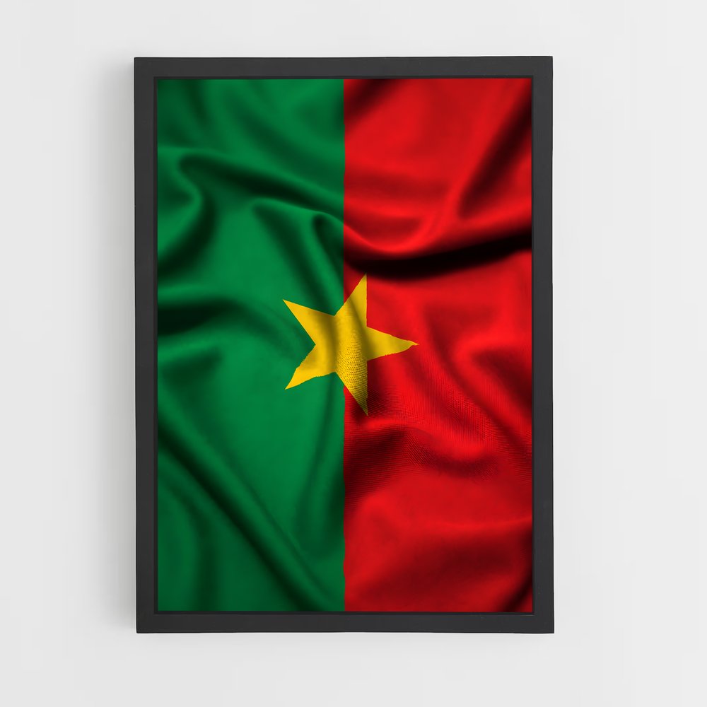 ap-burkina faso flag-2 cadre Noir
