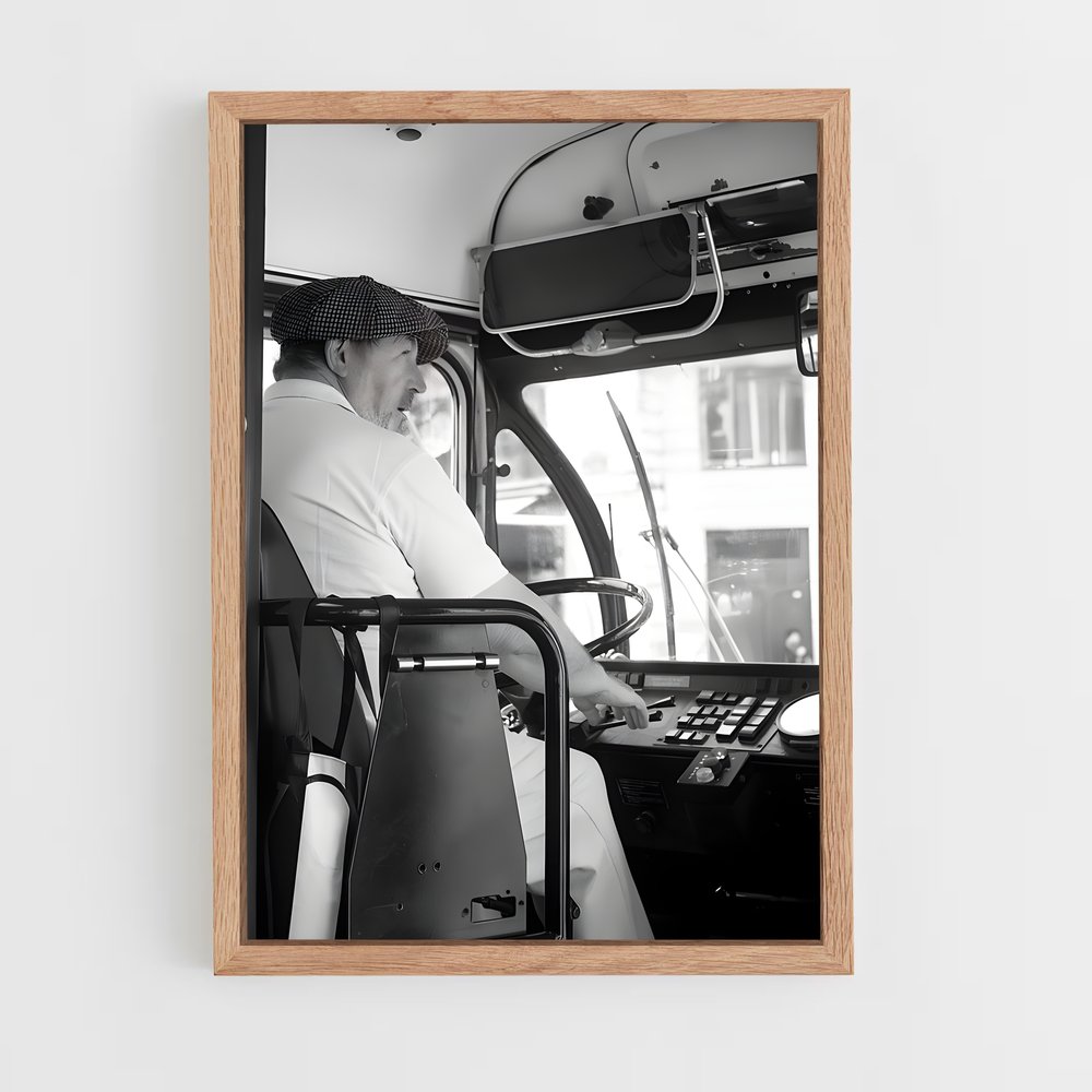 ap-bus driver-1 cadre Bois clair