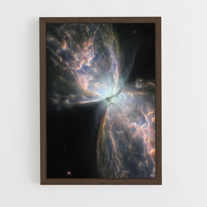 ap-butterfly nebula-8 cadre Bois foncé