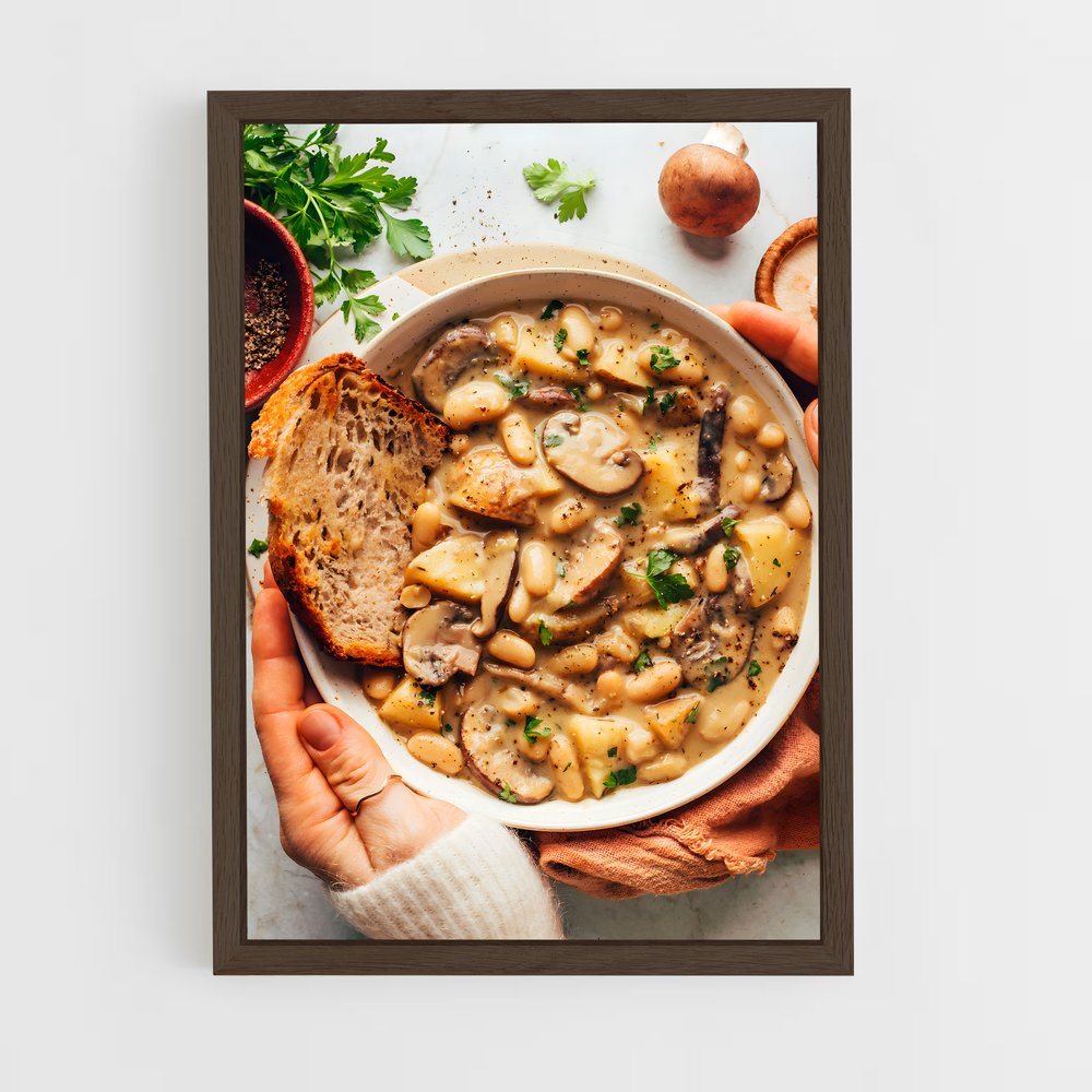 ap-button mushroom-1 cadre Bois foncé