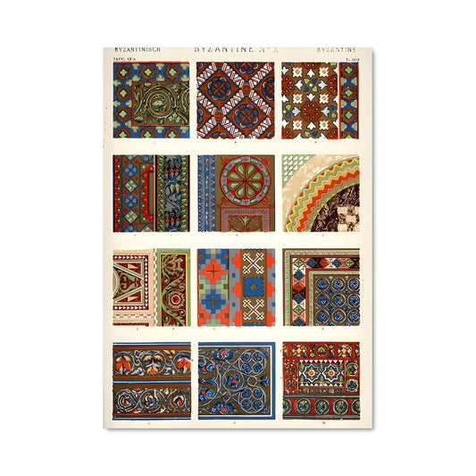 Poster Byzantine patterns 19379