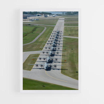 ap-c-130 hercules-2 cadre Blanc