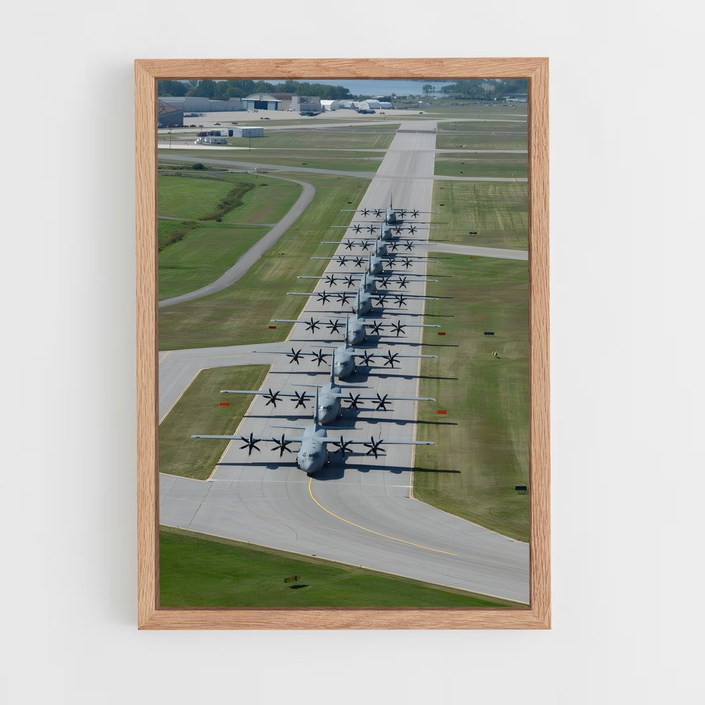 ap-c-130 hercules-2 cadre Bois clair