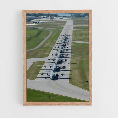 ap-c-130 hercules-2 cadre Bois clair