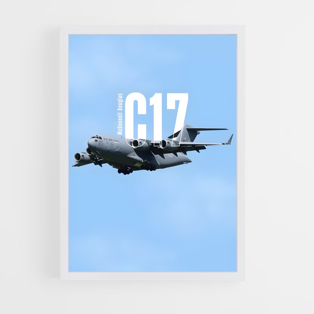 ap-c-17 globemaster-3 cadre Blanc