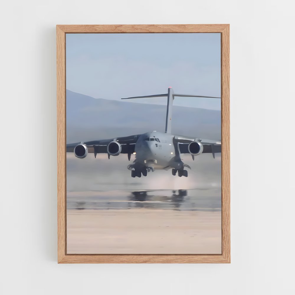 ap-c-17 globemaster-4 cadre Bois clair