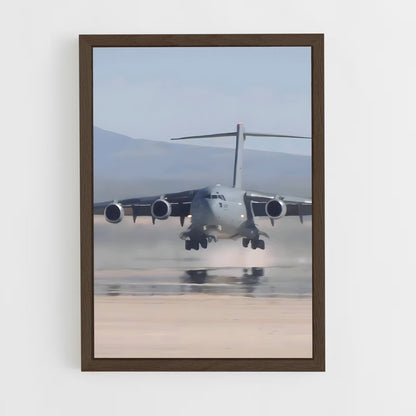 ap-c-17 globemaster-4 cadre Bois foncé