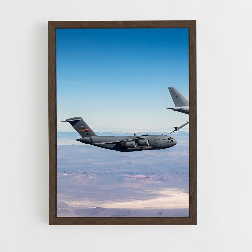 ap-c-17 globemaster-5 cadre Bois foncé