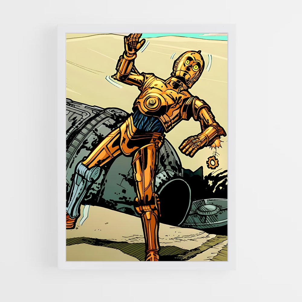 ap-c-3po-2 cadre Blanc