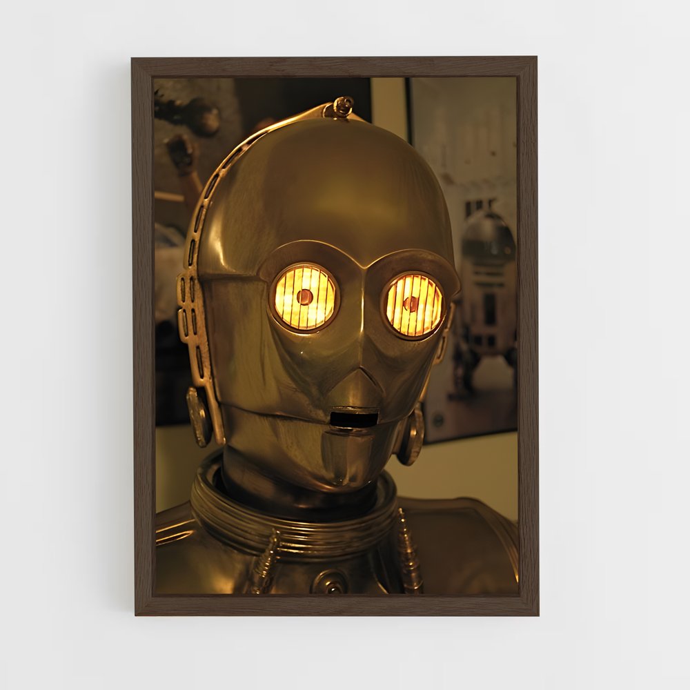 ap-c-3po-3 cadre Bois foncé