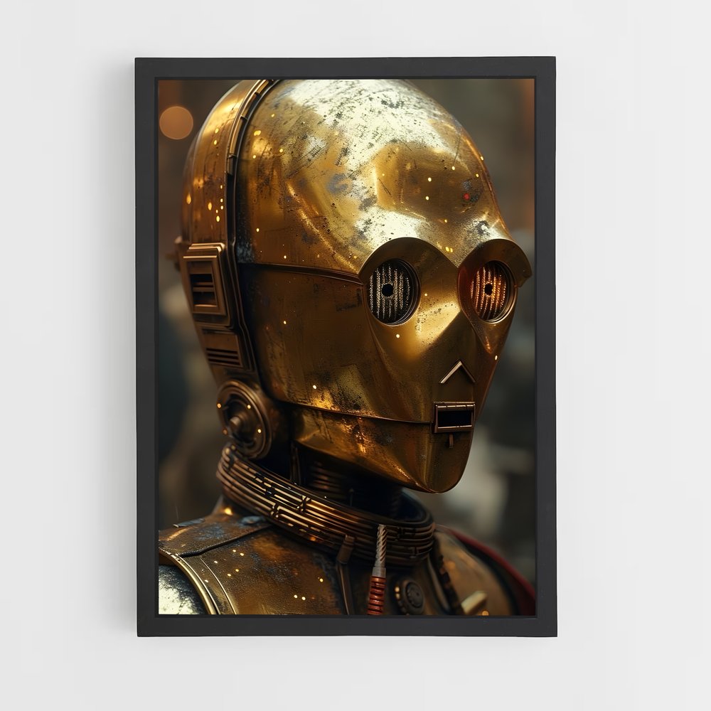 ap-c-3po-4 cadre Noir