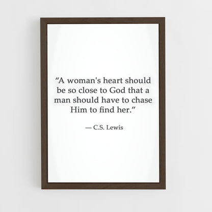 ap-c s lewis-3 cadre Bois foncé