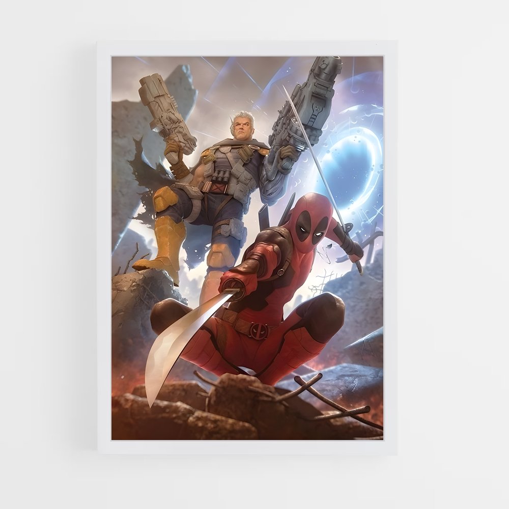 ap-cable deadpool-10 cadre Blanc