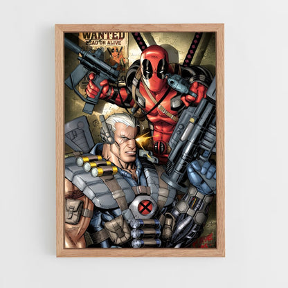 ap-cable deadpool-8 cadre Bois clair