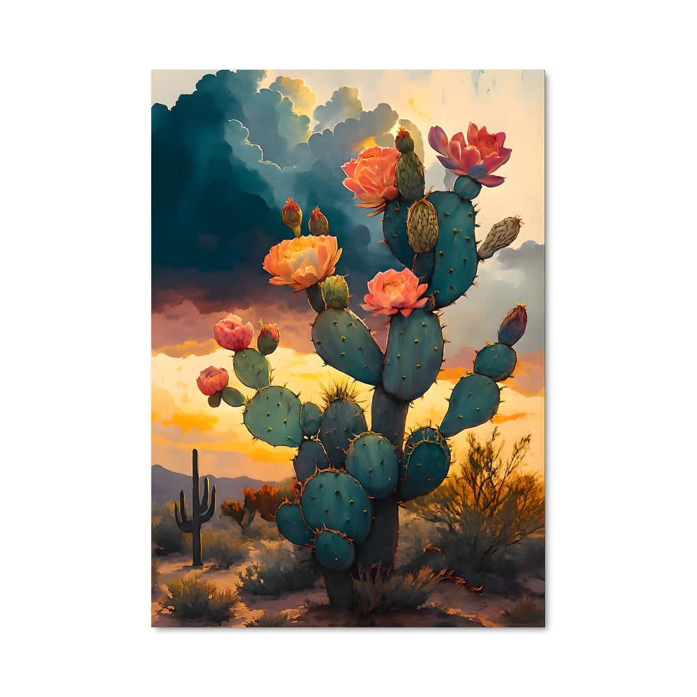 Poster Fleur de Cactus