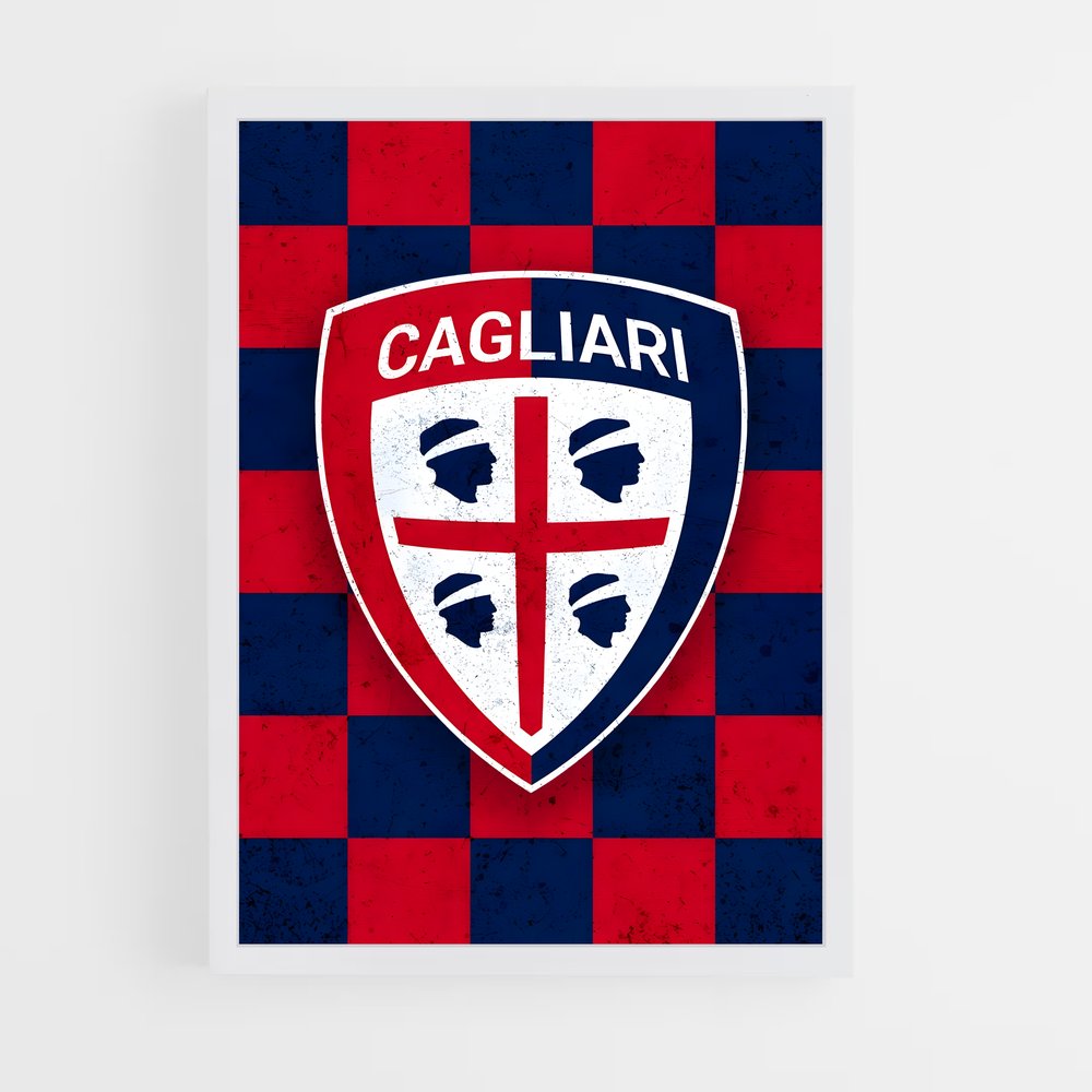 ap-cagliari calcio-10 cadre Blanc