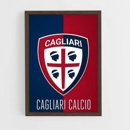 ap-cagliari calcio-12 cadre Bois foncé