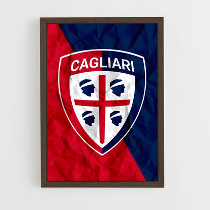 ap-cagliari calcio-3 cadre Bois foncé