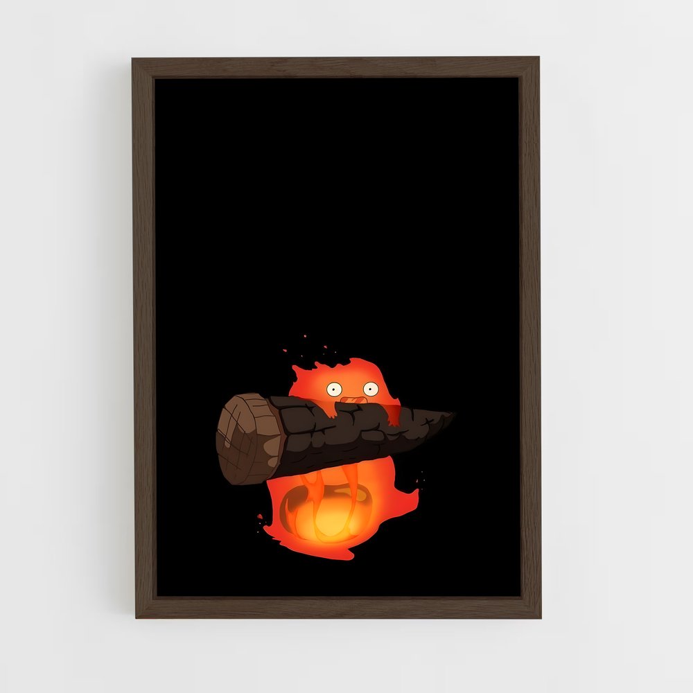 ap-calcifer-2 cadre Bois foncé