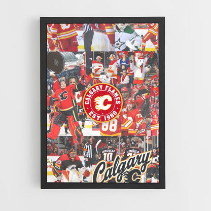 ap-calgary flames-1 cadre Noir