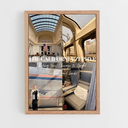ap-california zephyr-1 cadre Bois clair