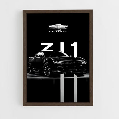 ap-camaro zl1-3 cadre Bois foncé