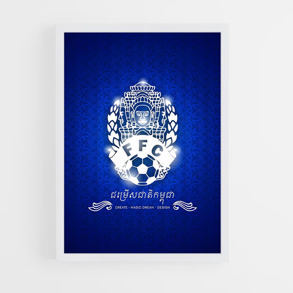 ap-cambodia national football team-3 cadre Blanc