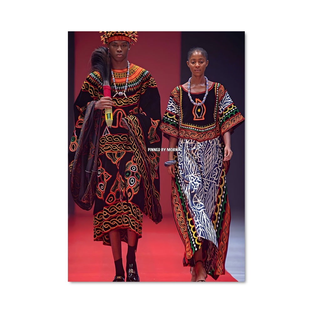 Poster Défilé Africain