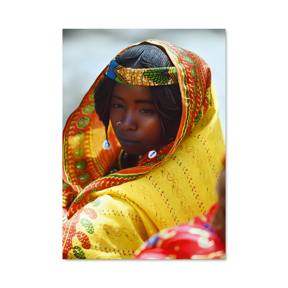 Poster Femme en Couleurs