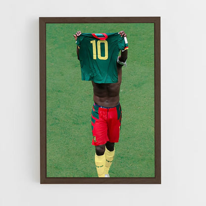 ap-cameroon national football team-6 cadre Bois foncé