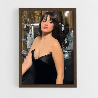 ap-camila cabello-4 cadre Bois foncé