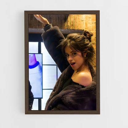 ap-camila cabello-5 cadre Bois foncé