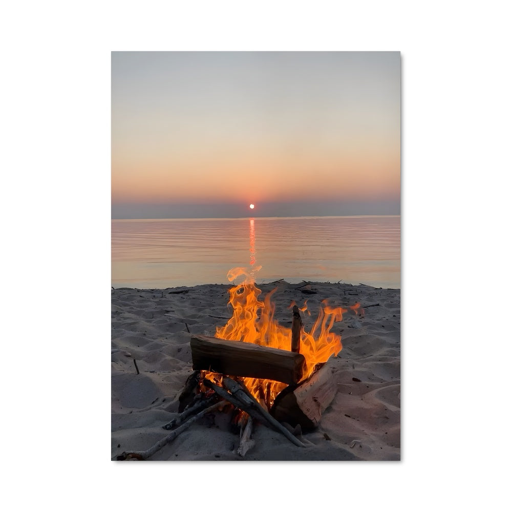 Poster Flamme et Horizon