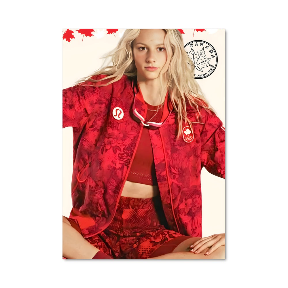 Poster Équipe Rouge et Blanc