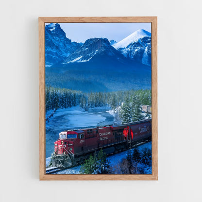 ap-canadian pacific-3 cadre Bois clair