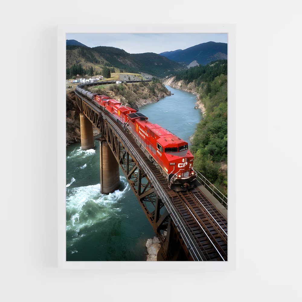 ap-canadian pacific-4 cadre Blanc