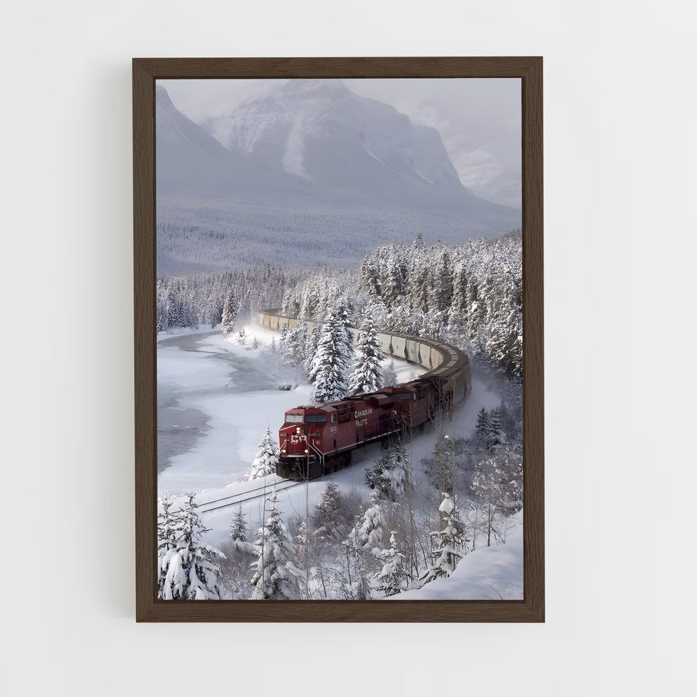 ap-canadian pacific-5 cadre Bois foncé