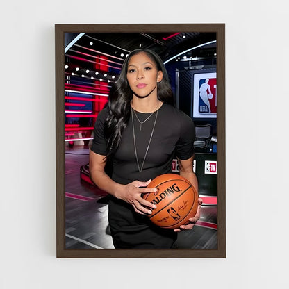 ap-candace parker-1 cadre Bois foncé