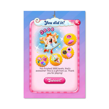 Poster Candy Crush: Sweet Victory