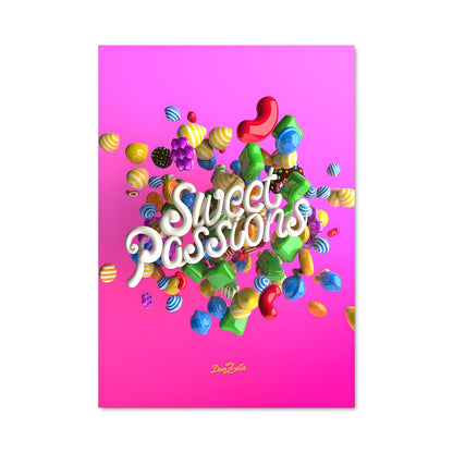 Poster Bonbons Éclatants