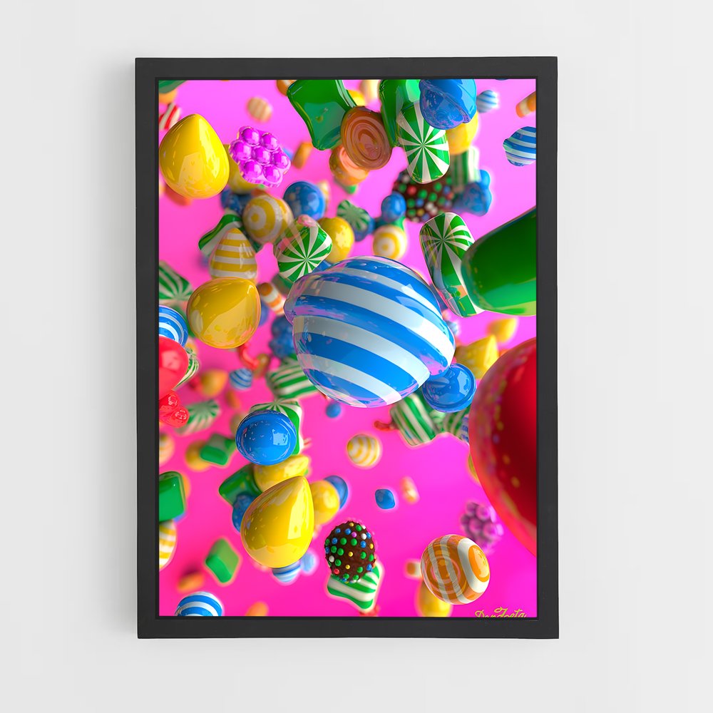 ap-candy crush-3 cadre Noir