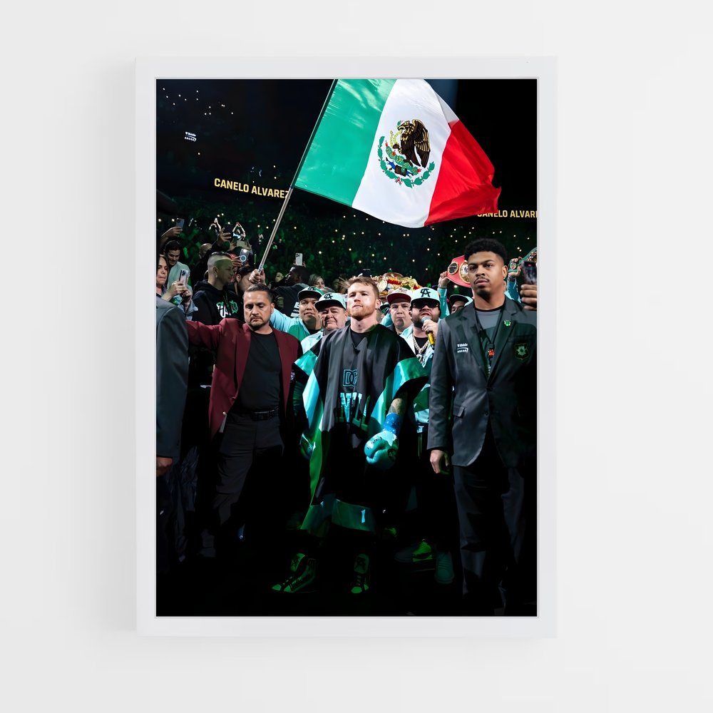 ap-canelo alvarez-4 cadre Blanc