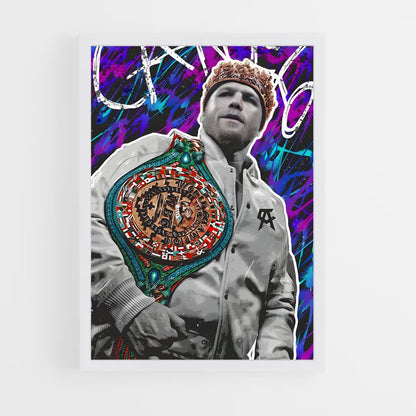 ap-canelo alvarez-5 cadre Blanc