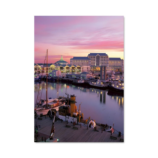 Poster Dusk at the Harbor