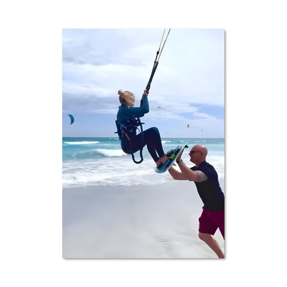 Poster Kitesurf à Cape Town