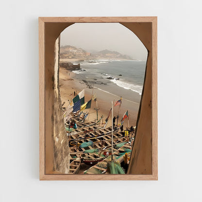 ap-cape coast castle-2 cadre Bois clair