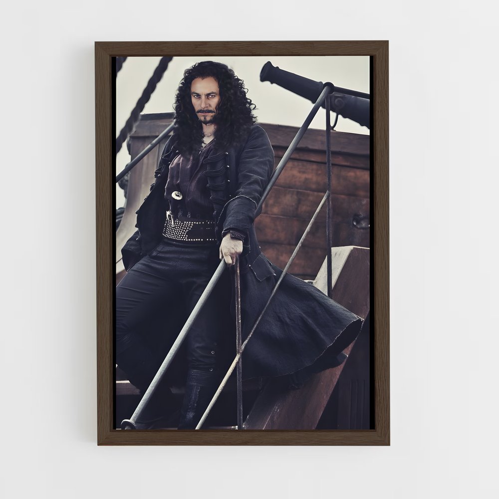 ap-captain hook-4 cadre Bois foncé