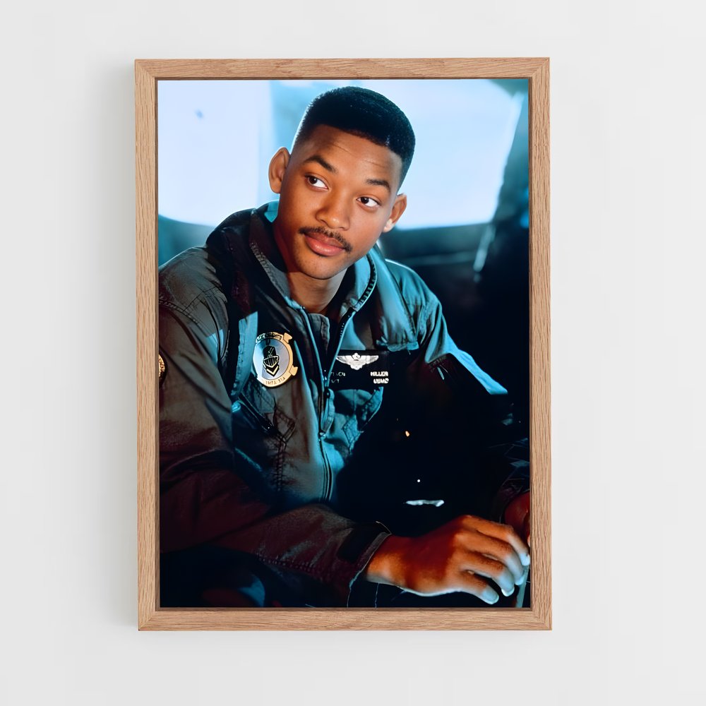 ap-captain steven hiller-1 cadre Bois clair